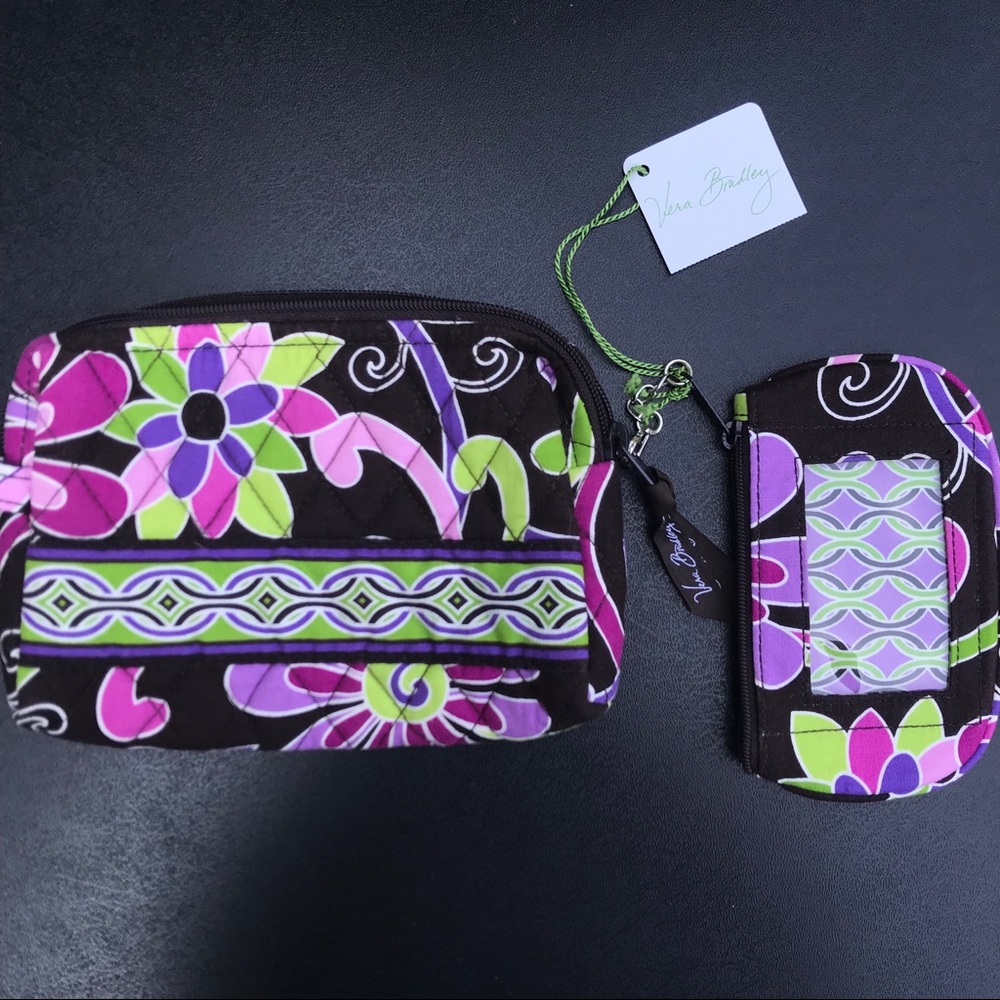 NWT Vera Bradley pouch and card case